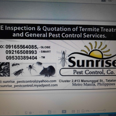 SUNRISE PEST CONTROL, CO.
