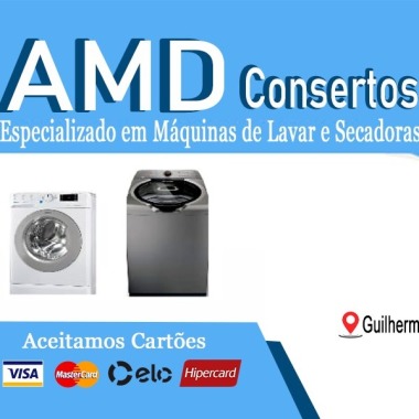 AMD Consertos de máquinas de lavar e secadoras