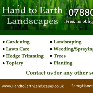 Hand to Earth Landscapes Ltd
