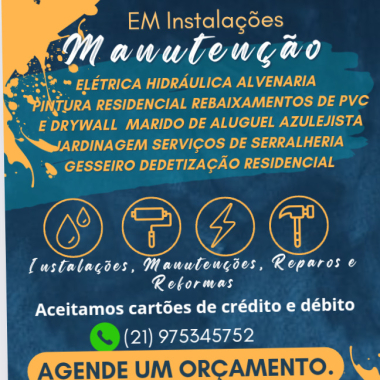 EM INSTALAÇÕES- Construção, Instalações, Reparos e Reformas